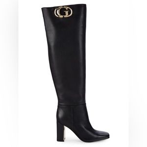 GUESS
Elandre Leather Over-The-Knee Boots
